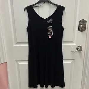 NWT FRANK LYMAN BLACK DRESS WITH POCKETS